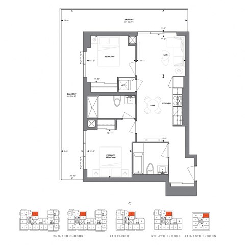 22 John St. Studio-2 Beds Apartment for Rent - Photo Gallery 84